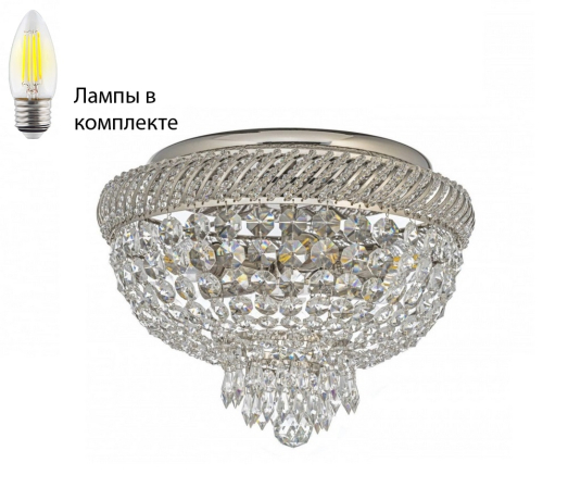 Потолочная люстра с лампочками Dio D arte Bari E 1.2.35.100 N+Lamps 