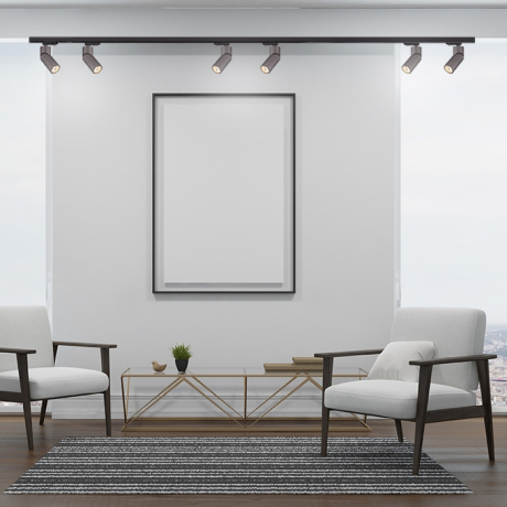 Однофазный светильник для шинопровода со светодиодной лампочкой GU10, комплект от Lustrof. №141882-647068 