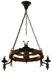 Подвесная люстра с лампочками Velante 586-703-03+Lamps