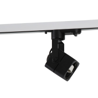 Светильник трекового однофазного шинопровода с Led лампочками в комплекте Wertmark WTE.O21.607+Lamps