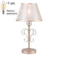 Настольная лампа с лампочкой Favourite Teneritas 2553-1T+Lamps E14 Свеча