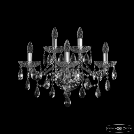 Бра 1415B/3+2/200/XL Ni Bohemia Ivele Crystal 