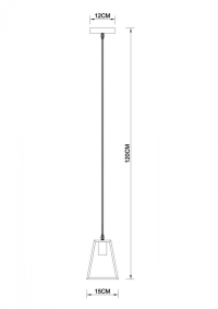 Подвесной светильник с лампочкой Arte lamp A8030SP-1BK+Lamps