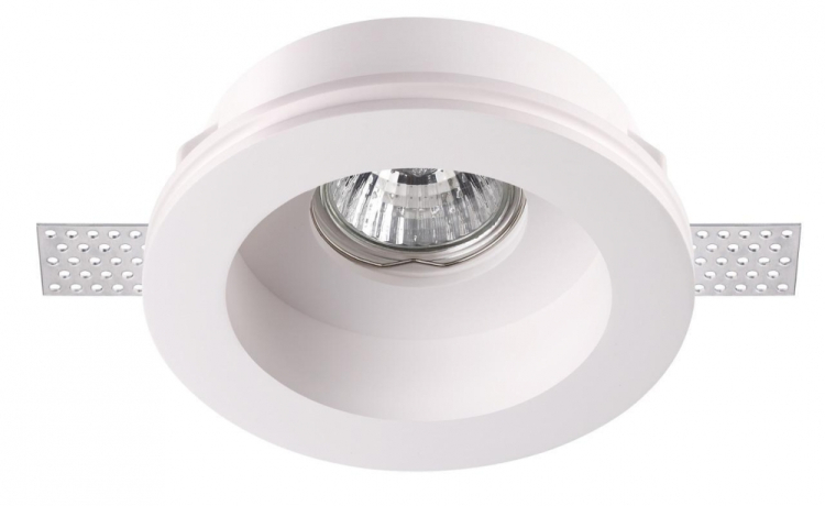 370468 Встраиваемый светильник под покраску Novotech Yeso 