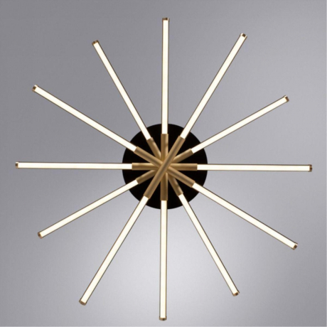 Потолочная светодиодная с пультом ДУ люстра Arte Lamp Fernando A2199PL-6BK 