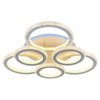 Люстра светодиодная с пультом ДУ Profit Light  8017/3+3 WHT 252W+8W RGB