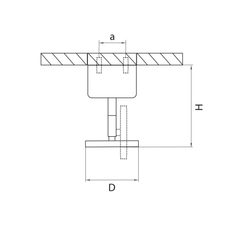 590006 Потолочное крепление Lightstar Rullo 