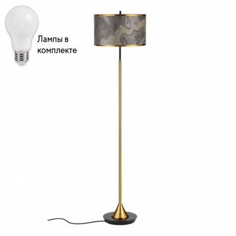 Торшер с лампочками Odeon 5064/2F+Lamps 