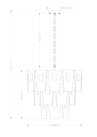 Подвесная люстра Arte Lamp Sophia A4066LM-6PB 