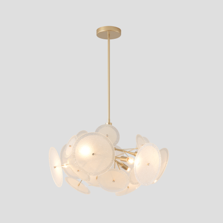 Люстра на штанге Crystal Lux DANDELION SP6 GOLD 