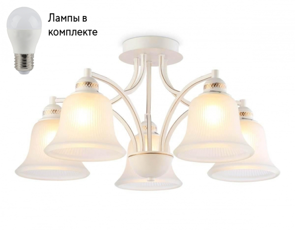 Потолочная люстра с лампочками Ambrella light TR3050+Lamps 