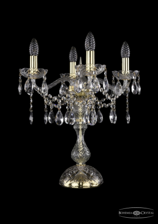 1413L/4/141-47/G Настольная лампа Bohemia Ivele Crystal 