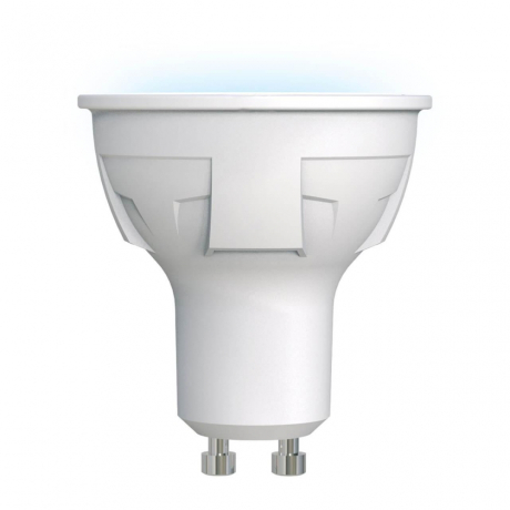 Светодиодная лампа GU10 6W 4000K (белый) Uniel LED-JCDR 6W-NW-GU10-FR PLP01WH (UL-00002421) 