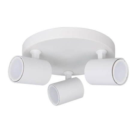 Светильник спот с Led лампочками в комплекте CRYSTAL LUX CLT 017W3 D230 WH+Lamps 