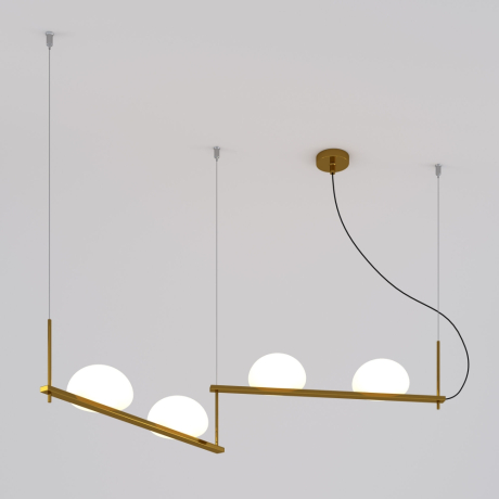 Подвесной светильник Eurosvet Stair 70145/4 латунь 