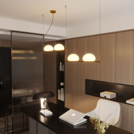 Подвесной светильник Eurosvet Stair 70145/4 латунь 