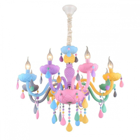 Люстра подвесная с лампочками Omnilux OML-65803-08+Lamps 