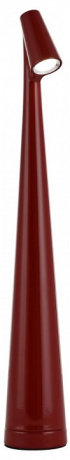 Настольная лампа декоративная Arte Milano 128101/H350/3-6K/3W Red