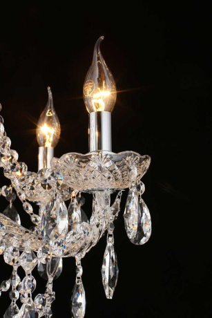 Люстра подвесная со светодиодными лампочками E14, комплект от Lustrof. №333684-657191 