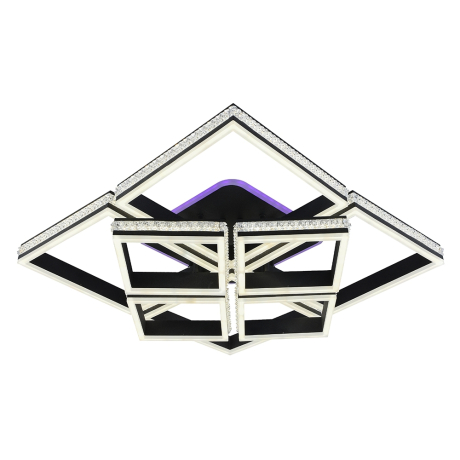 Светодиодная диммируемая люстра с ПДУ Profit Light 6000/4+4A WHT 568W+10W RGB 