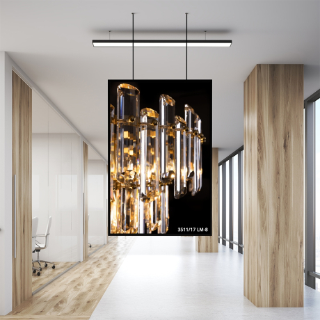 Каскадная люстра Divinare Rosie 3511/17 LM-8 