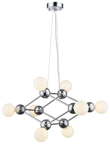 Подвесная люстра Wertmark GITTER с поддержкой Алиса WE234.08.103-A 