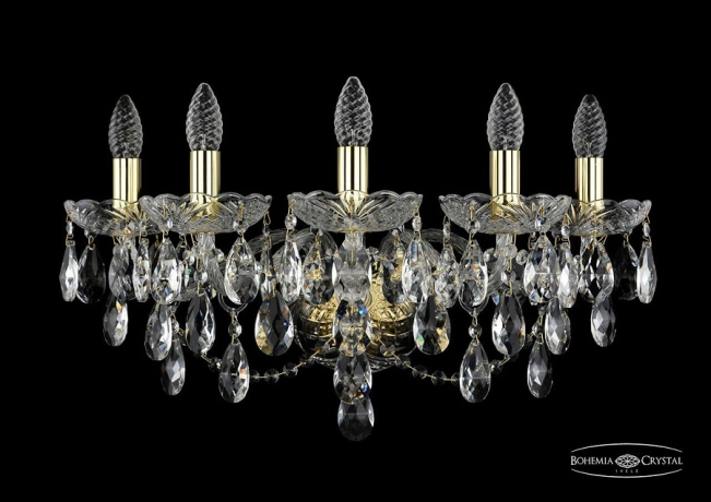 1415B/5/200/XL/G Бра Bohemia Ivele Crystal 
