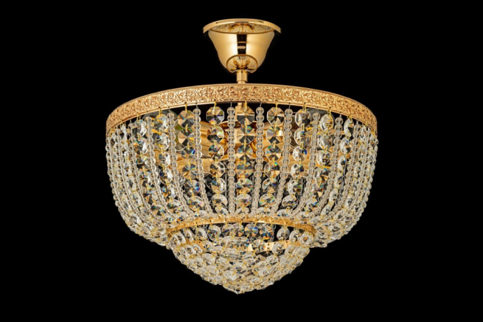 Потолочная люстра с лампочками Arti Lampadari Favola E 1.3.30.502 G+Lamps 