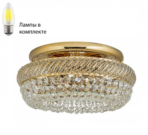 Потолочная люстра с лампочками Dio D arte Bari E 1.4.35.100 G+Lamps 