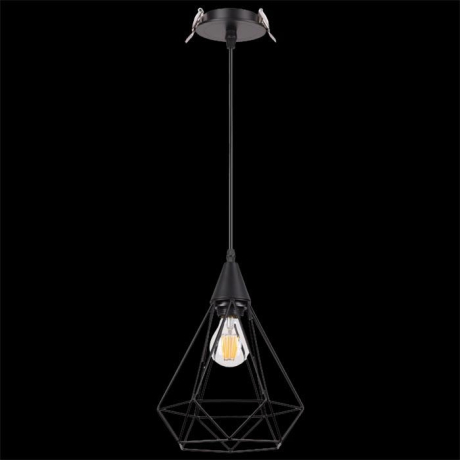 Точечный светильник со светодиодной лампочкой E27, комплект от Lustrof. №141718-642361 