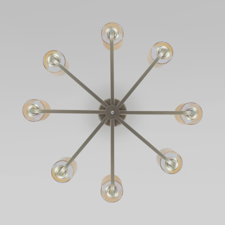 Люстра на штанге Eurosvet 60138/8 перламутровое золото (a060907) 