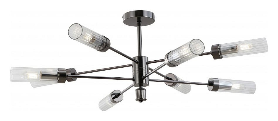 Люстра на штанге iLamp Evolution 15609-8 AN+CL 