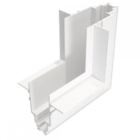 Угловой коннектор 90° для встраиваемого однофазного шинопровода Maytoni Technicall Gravity TRA010ICL-22W