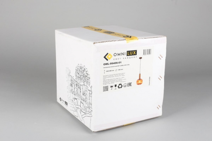 Светильник подвесной с лампочкой Omnilux OML-99406-01+Lamps 