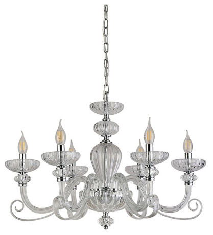 Подвесная люстра Newport ANNETTE 8626/C chrome clear 