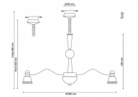 Natura 159.8 Подвесная люстра Lucia Tucci