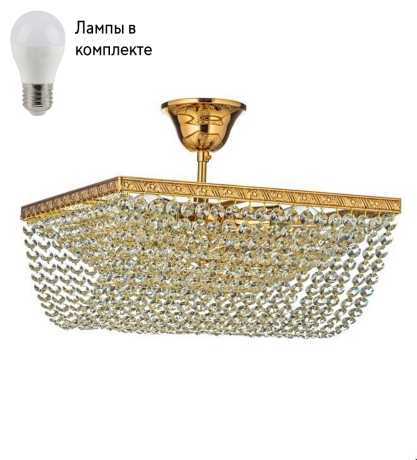 Потолочная люстра с лампочками Arti Lampadari Nobile E 1.3.30.501 G+Lamps 