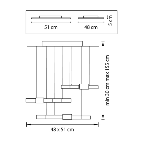 Подвесной светильник Lightstar Favo 750223 