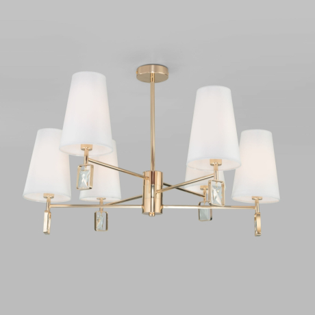 Люстра на штанге Eurosvet Milazzo 60137/6 золото 