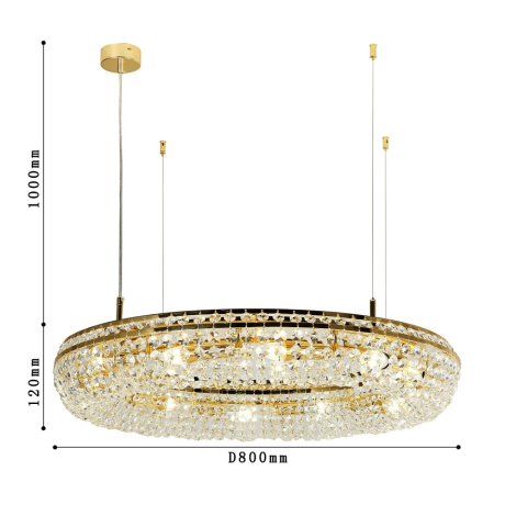 Подвесная люстра Favourite Monilibus с поддержкой Алиса 4015-12P-A 