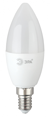Лампа светодиодная ЭРА E14 6W 6500K матовая B35-6W-865-E14 R Б0045339 
