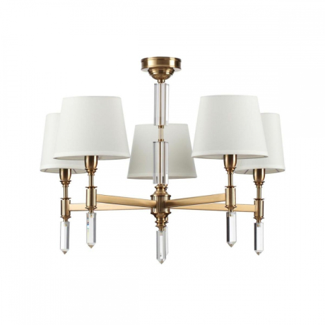 Люстра на штанге Odeon Light London с лампочками 4894/5+Lamps E14 Свеча 