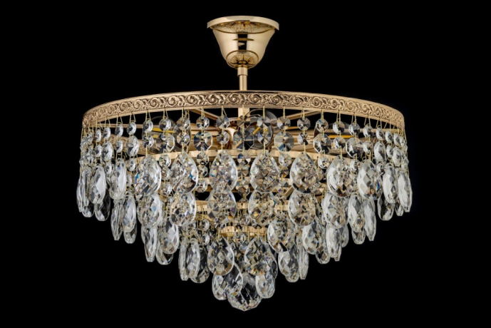 Люстра потолочная с лампочками Arti Lampadari Castellana E 1.3.38.608 G+Lamps 