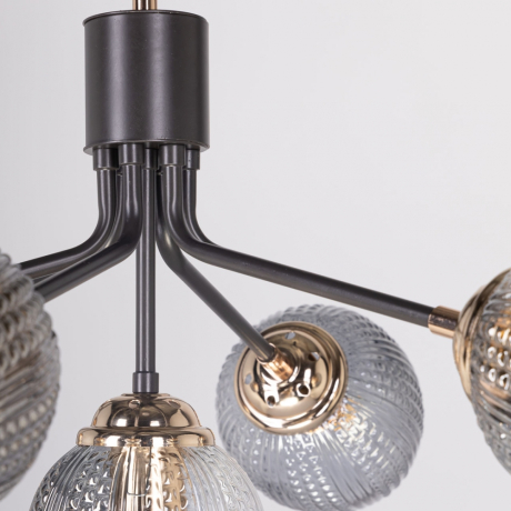 Люстра потолочная с лампочками DeMarkt 463012307+Lamps 