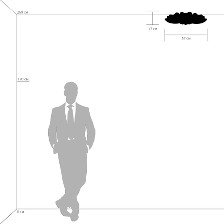 Потолочный светильник Lightstar с поддержкой Маруся Lobo 804020 