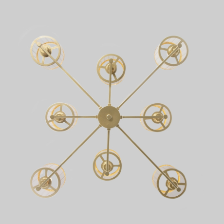 Люстра на штанге Eurosvet Inari 60144/8 золото 