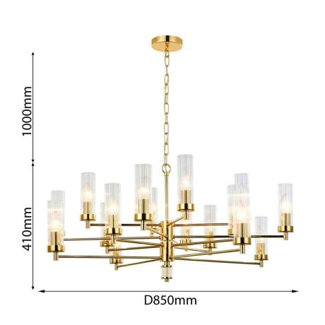 Люстра с лампочками, подвесная, комплект от Lustrof. №253701-617404 