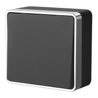 Выключатель одноклавишный проходной Gallant (черный/хром) Werkel W5012035