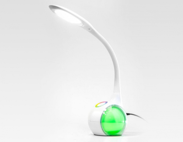 Светодиодная настольная лампа с RGB подсветкой Ambrella light Desk DE532 