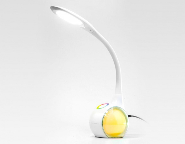Светодиодная настольная лампа с RGB подсветкой Ambrella light Desk DE532 